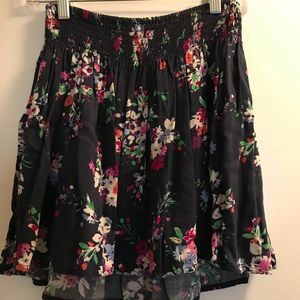 Express floral skirt size small